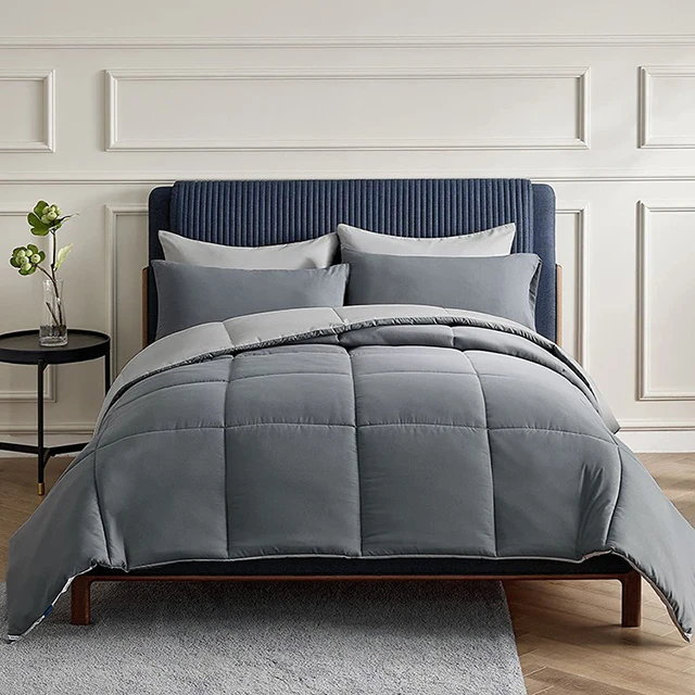 280GSM Down Alternative Quilt Winter Luxury Polyester Custom Bedding Set Comforter