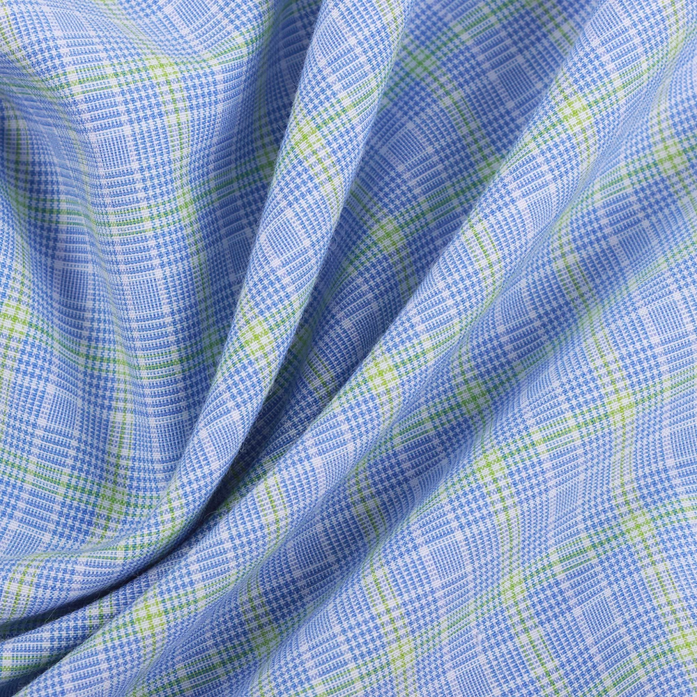 Hot-selling 40% Polyester 30%Cotton 30%Viscose Micro Mesh Fabric Plaid Student School Uniform Fabric Fabrics For Clothing