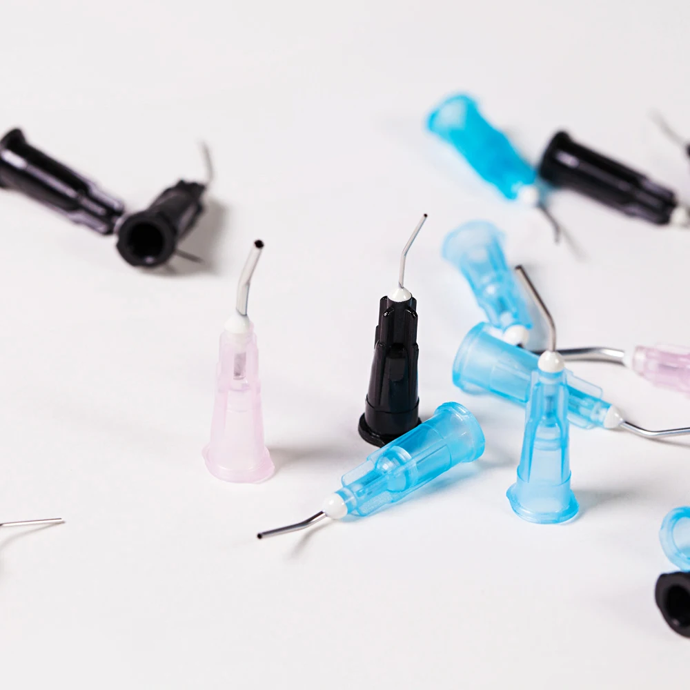 Одноразовый пластиковый Изогнутый наконечник, пластиковый предварительно изогнутый наконечник