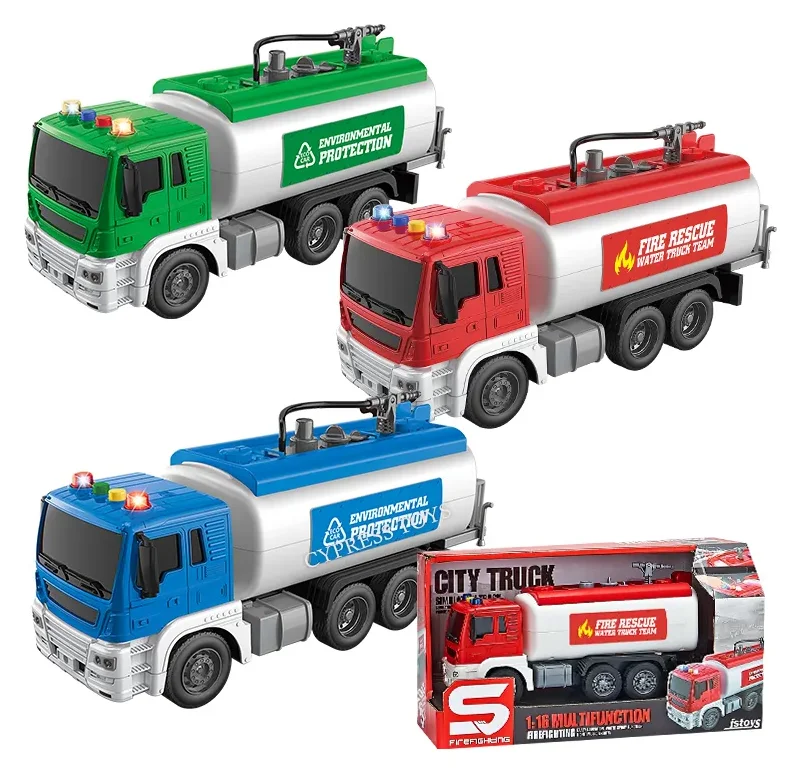 Fire Rescue Water Car Toy Inertia Fire Engine Toy Fire Truck Toy
