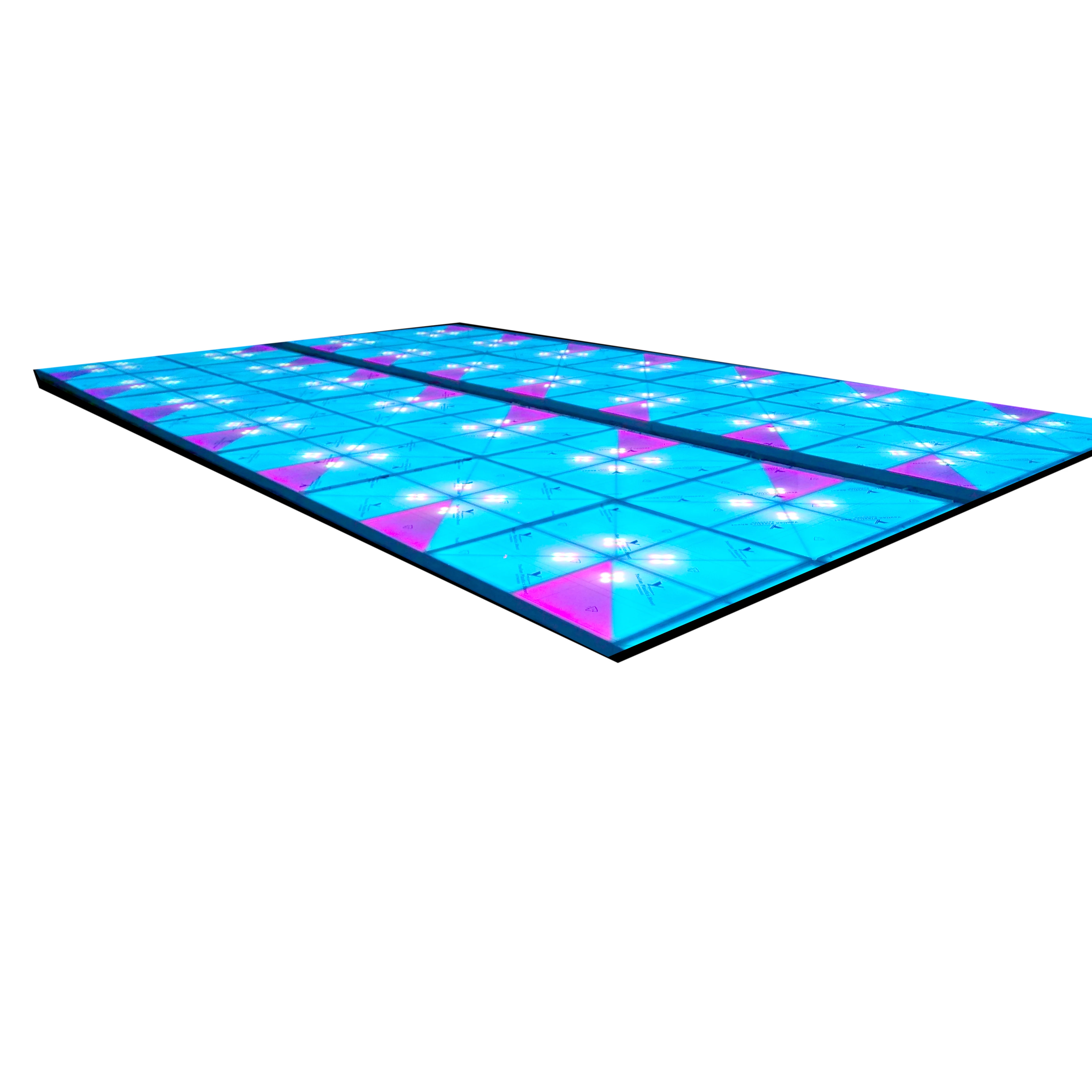 DJ Stage DMX RGB LED Disco Dance Floor Tile With Acrylic Cover For Wedding Events