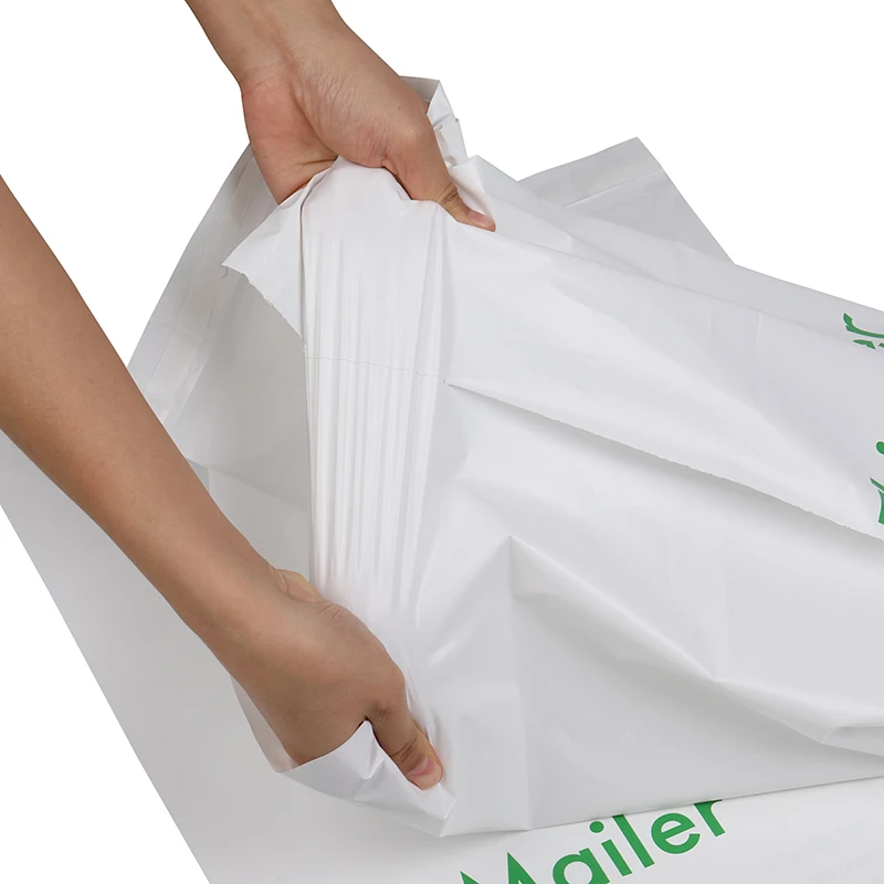 100% Biodegradable Mailer Shipping Bags Compostable Express Poly Bags With Tamper Proof Tape (Le0264)