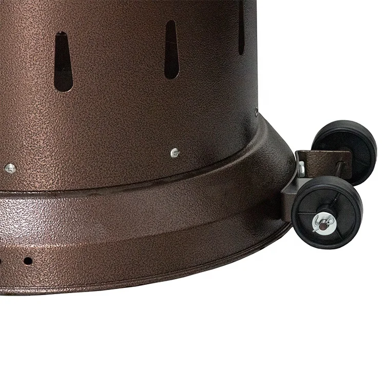 Patio Heater Gas in Hammered Golden Mushroom Gas Patio Heater Outdoor stove gas cylinder