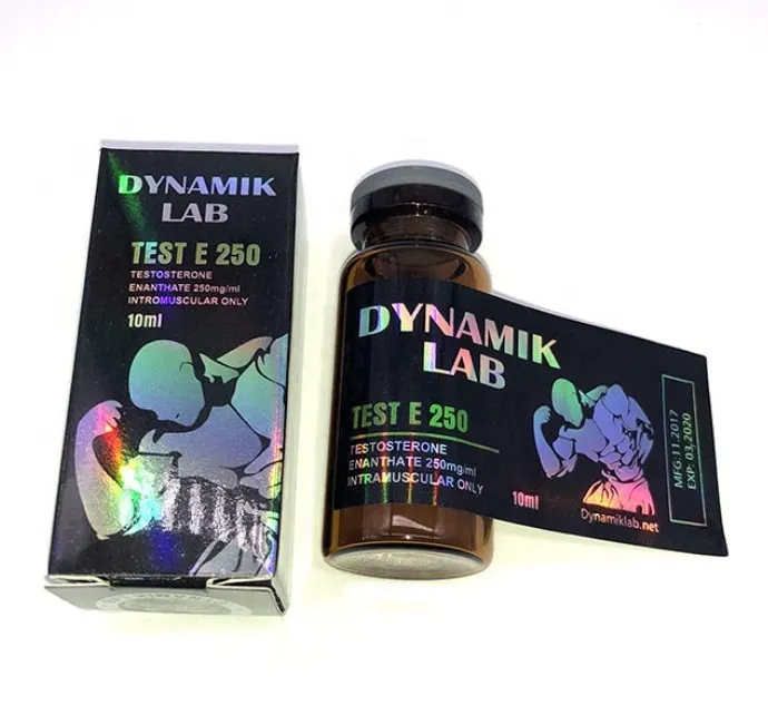 Pharma labs 100mg paper labels and box/ 10ml vial sticker for vial