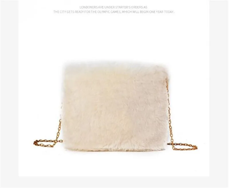 Professional factory faux fur pouch handbag crossbody bag Made In China Low Price