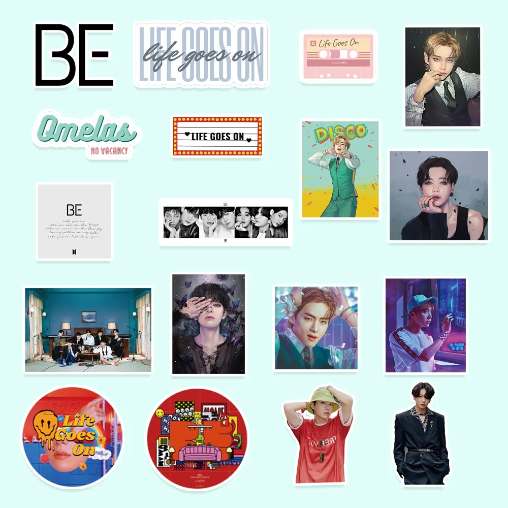 Оптовая Продажа 78 шт./компл. KPOP Idol товар быть 2021 сезон приветствие Bangtan мальчиков декоративные бумажные