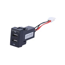 3.1A Output Led Indicator 24V 12V Dual USB car charger For Ford Mobile Fast Charge