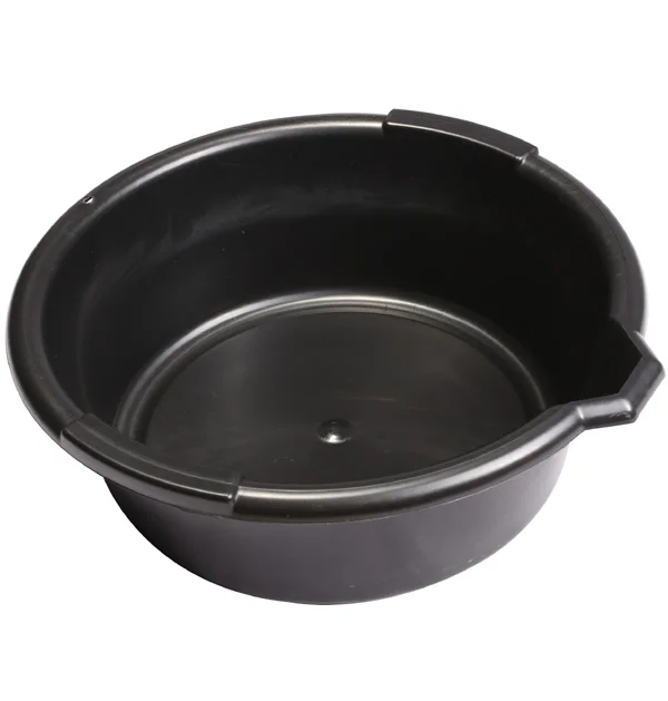 Oil Drain Pan 10 Litre PE Plastic Fluid Oil Drip Tray Auto Tools