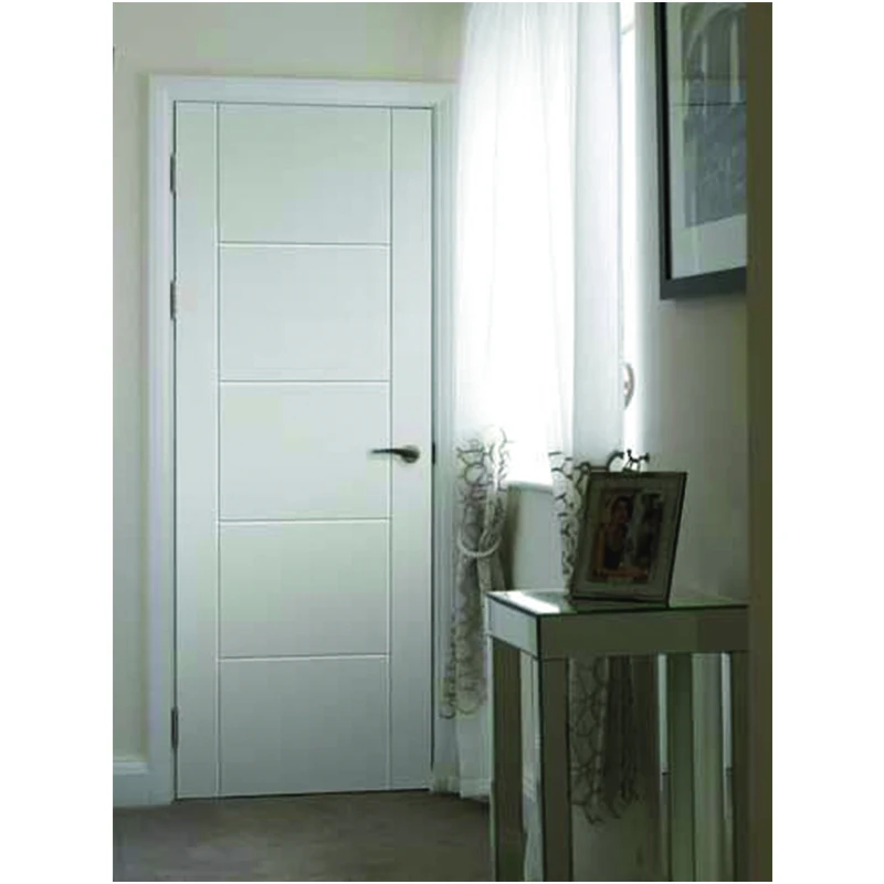 Blh-1 Hot Sale Wooden Door Line Decoration Interior Doors Single Inside Wooden Door Designs