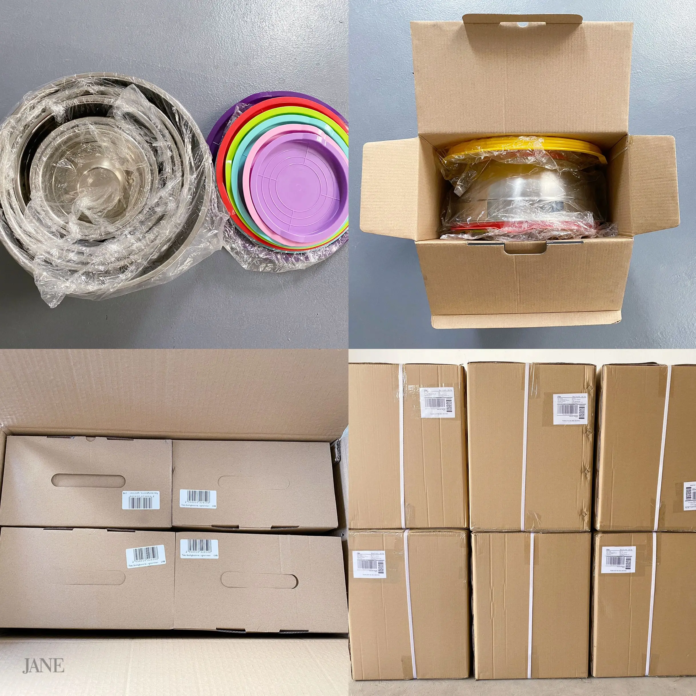  Герметичные миксеры для смешивания из нержавеющей стали 1.5qt 3.0qt 5.0qt набор микшек с крышками силиконовое дно