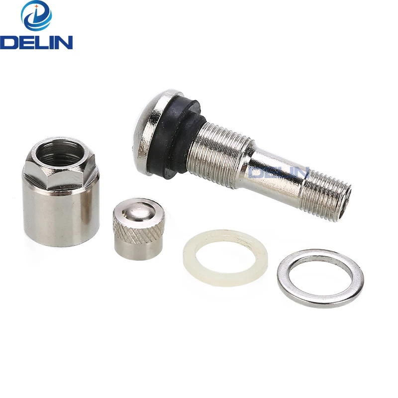 Car Metal Clamp-in Tubeless Tyre Tire valve stem Wheel Schrader Valves