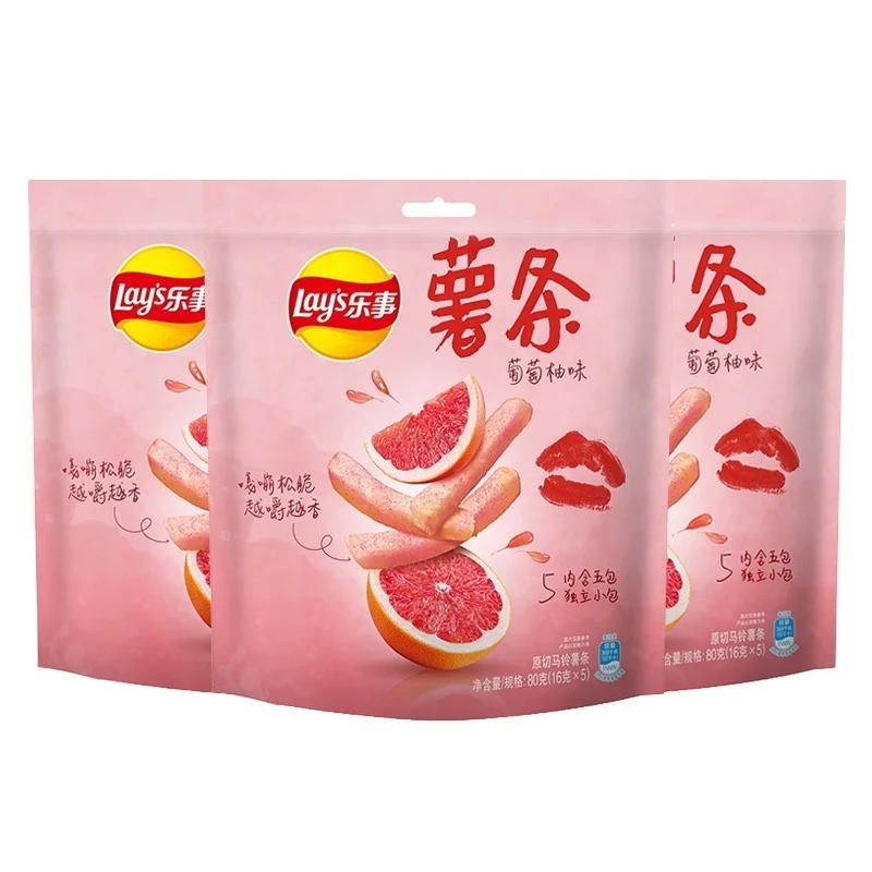 90g hot selling Exotic Potato Chips lays sweet potato chips fruit & vegetable exotic snacks