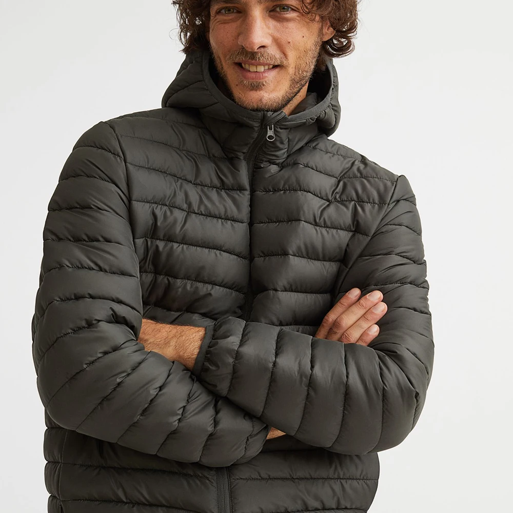 OEM Wholesale Best Quality Men Windproof Men Puffer Jacket 100% Nylon Made Winter Warm Puffer Jacket