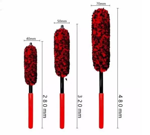microfiber soft car wheels detail wheel washing detailing brush kit cars wash brushes set with long handle for auto cleaning