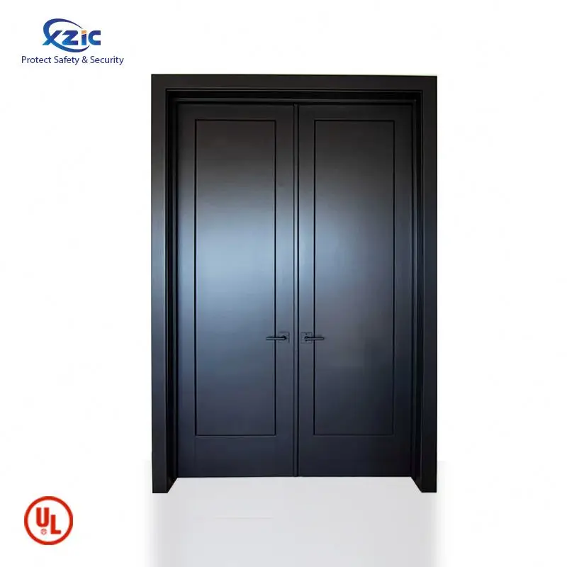 Fire Rated Veneer Wooden Flush Door Chinese Antique Wooden Door