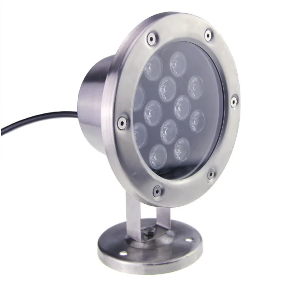  6 Вт/12 Вт/18 Вт/24 Вт/30 Вт/36 Вт Красный Зеленый Синий IP68 LED подводный аквариум бассейн RGB точечная лампа 12 В AC