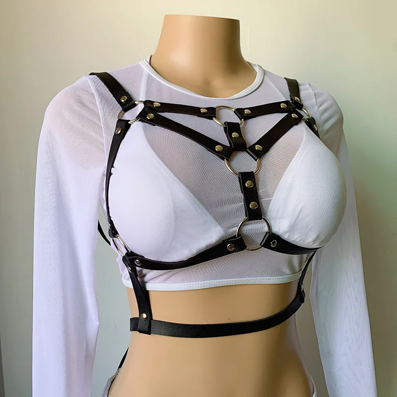 Прямая продажа с фабрики, новинка в европейском и американском стиле, женский сексуальный бандажный пояс, аксессуары для хип-хопа, пояс, дикий сексуальный панк