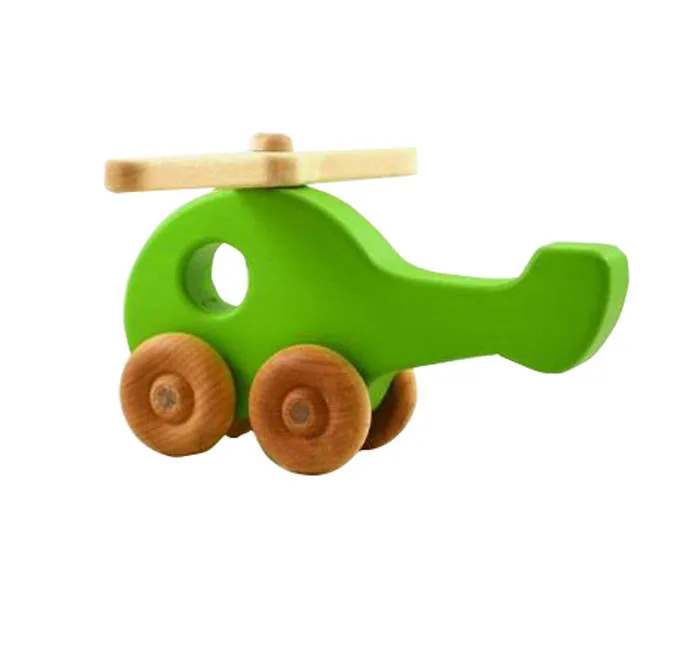 Personalised colorful wooden helicopter toys helicopter craft home shelf decoration