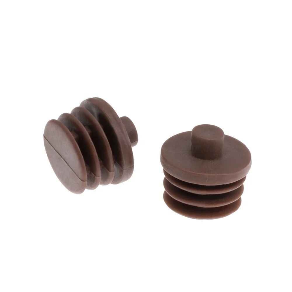 Rehabilitation Supplies Parts Pp Threaded Plastic Plug Pipe End Cap For Commode Chair