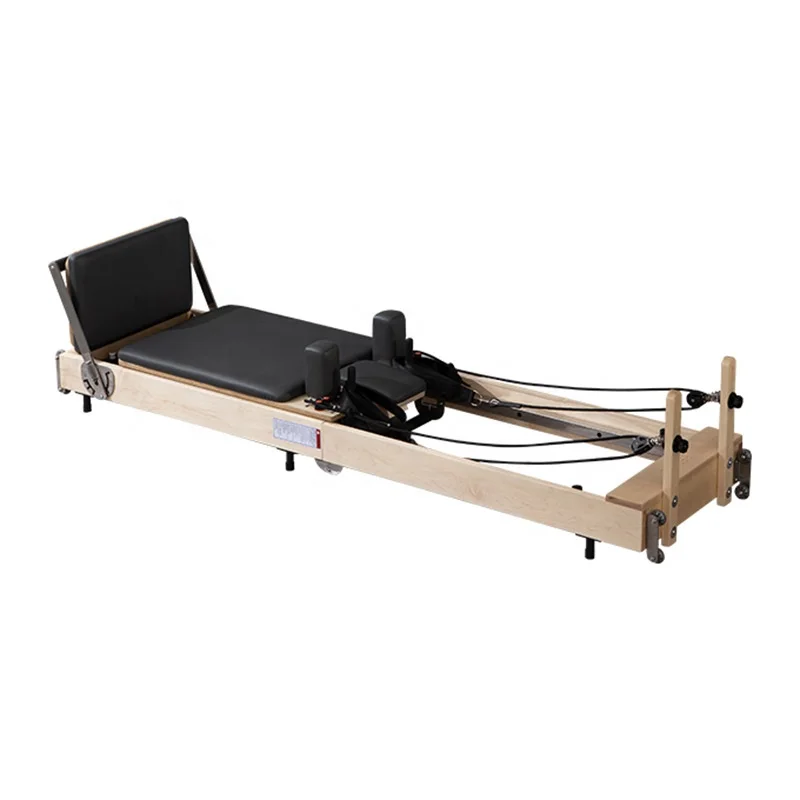 PLT02 factory directly wooden folding pilates reformer machine wood foldable pilates reformers