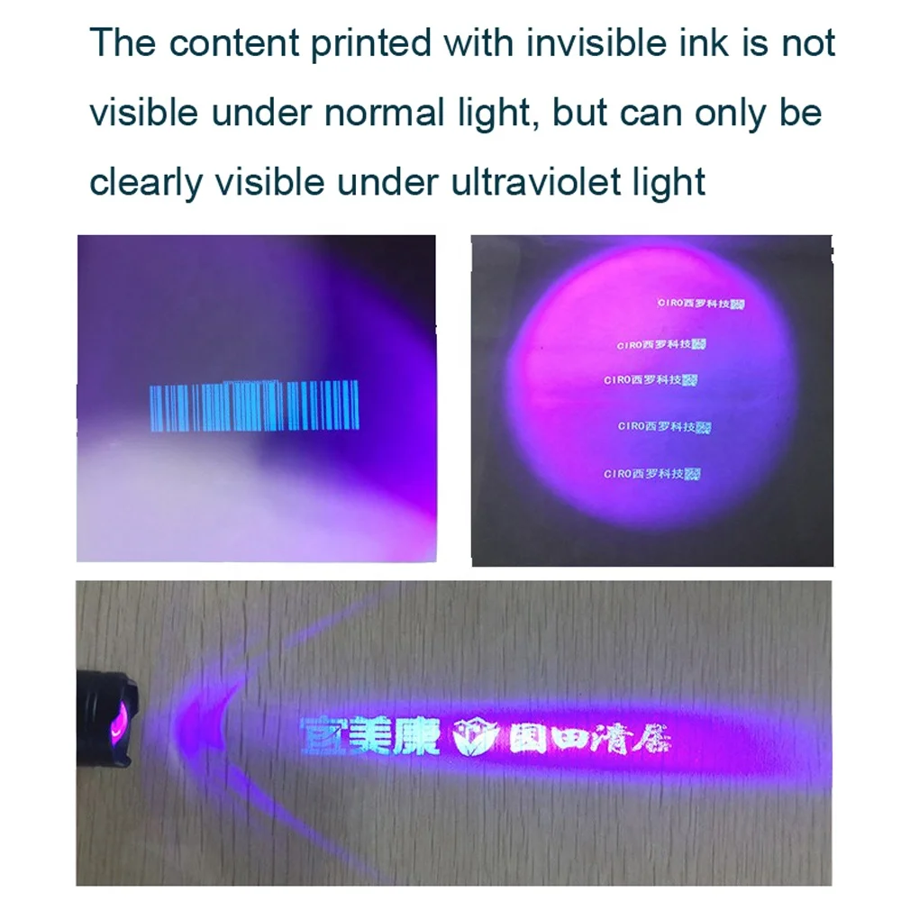 Invisible Ink Inkjet Handheld Printer Mini Manual Date Batch Code and Barcode Printer for Cap Bottle and Jar Cosmetics
