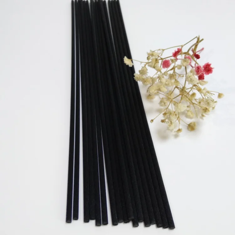 Air Freshener Black Fiber Reeds Aroma Fiber Polyester Reed Diffuser Sticks
