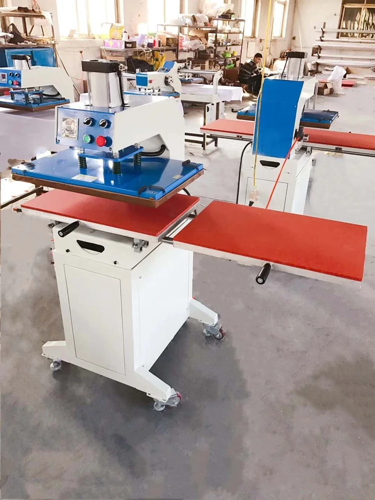Good Price 60x80 cm Automatic Hydraulic double station t-shirt sublimation heat press printing machine