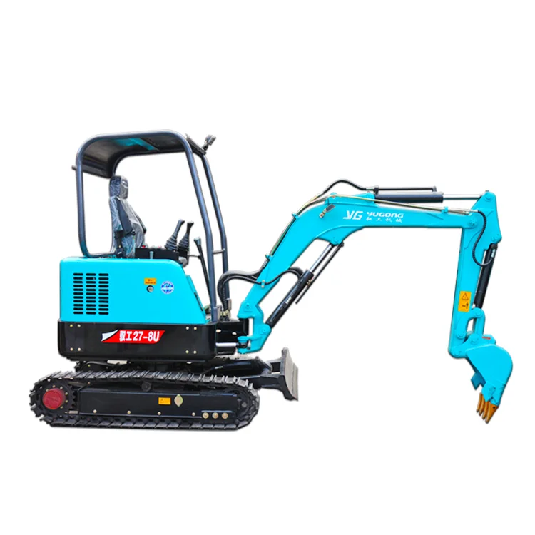  YG27-8U 2700 кг мини-экскаватор с вращением на 360