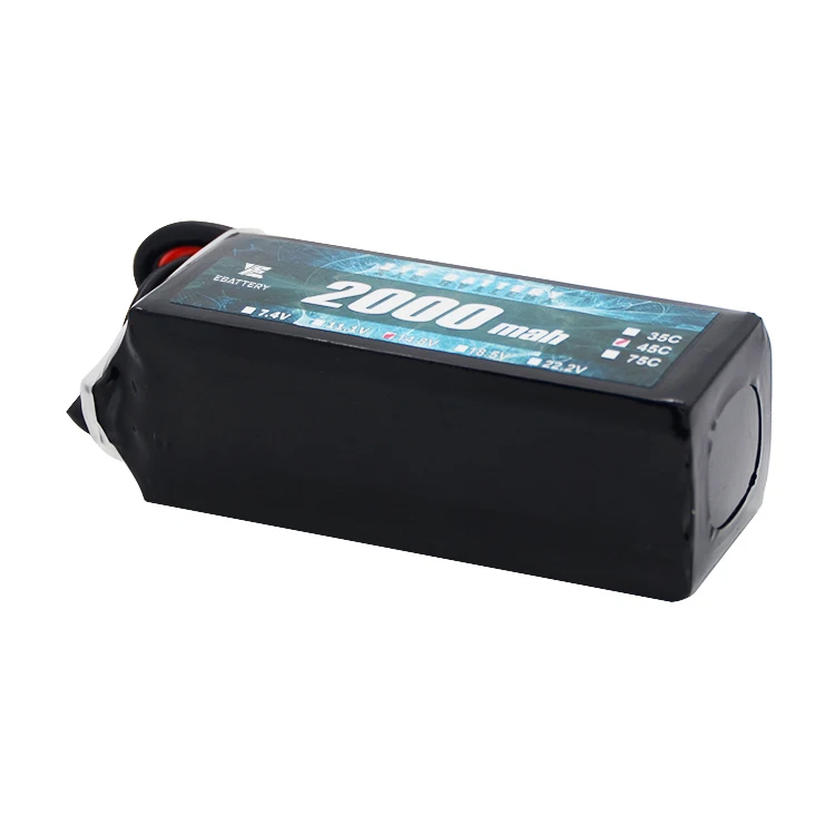 China High Quality RC Lipo Rechargeable Battery XT-60 Plug 11.1V 20C Li-ion Polymer 2200mAh Li ion Battery