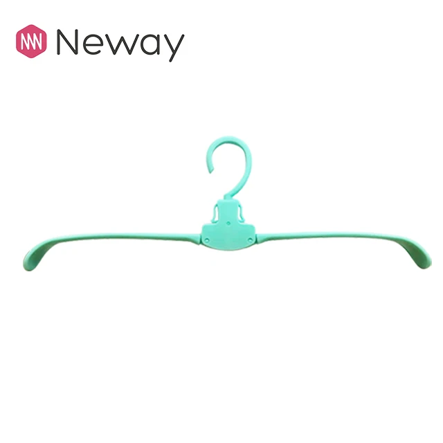New 8 In 1 Non Slip Plastic Foldable Hangers Magic Clothes Hanger Space Saving Organizer Cloth Rack Plastic Clothes Hanger