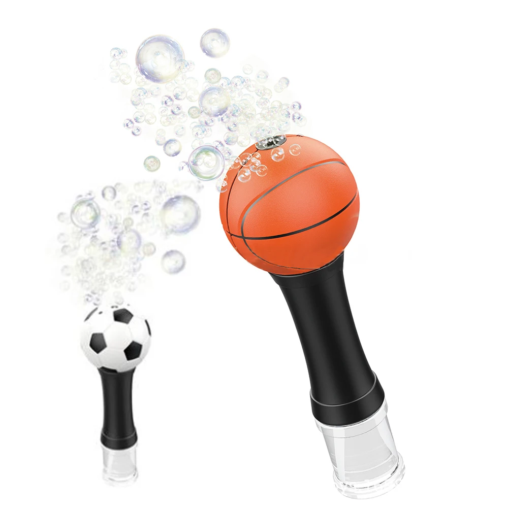 Fruit  ball shape Electronic Bubble Blowing stick bubbles maker with Thrilling LED Effects bubble wand for Kids