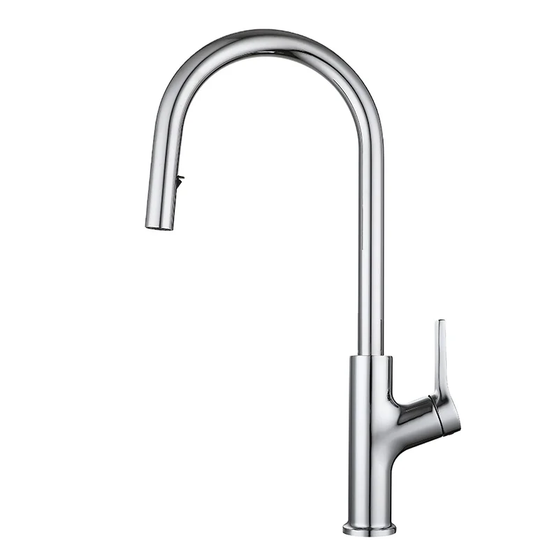 Hot Luxury Chrome Hot Cold Water Wash Brass Kitchen Faucets Tap