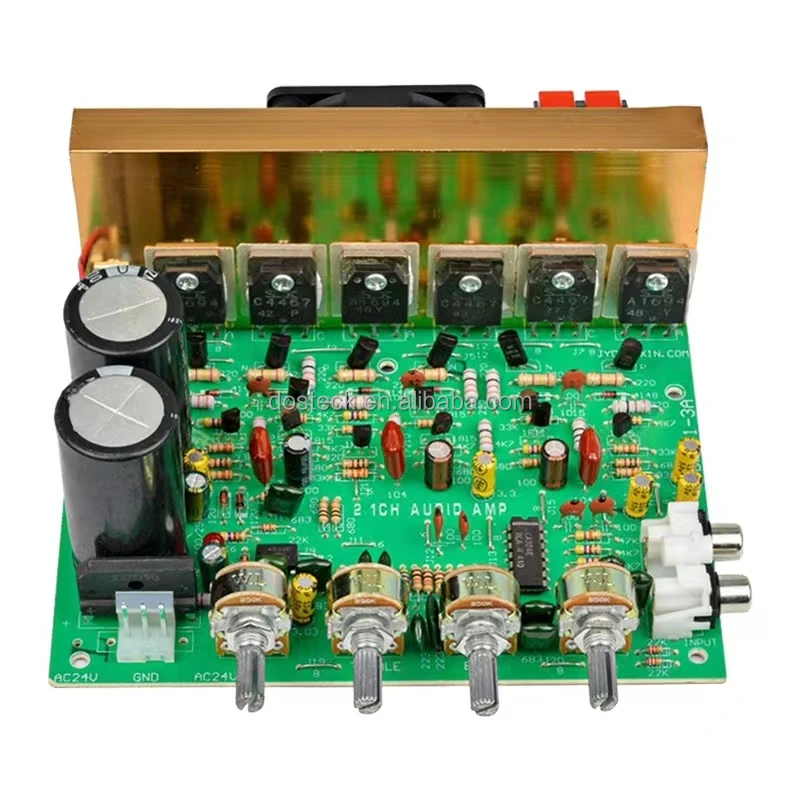Audio Amplifier Board 2.1 Channel 240W High Power Subwoofer Amplifier Circuit Board AMP Dual AC18-24V Home Theater