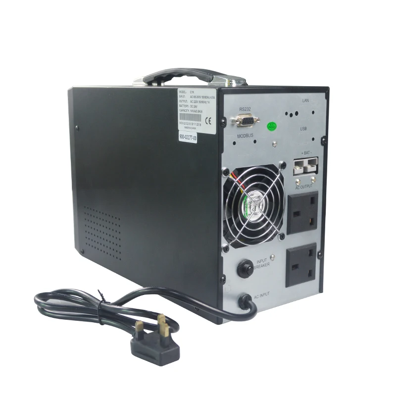 Great Quality Uninterrupted Power Supply 1kVA 800W UPS with LCD Display for Emergency Back up Power Supply