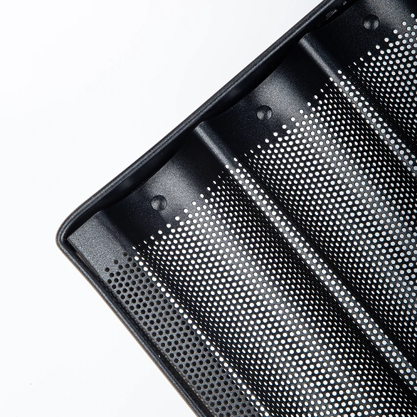 5 Rows Bakery baking aluminum bread plates round bread hamburger baking trays french stick trays