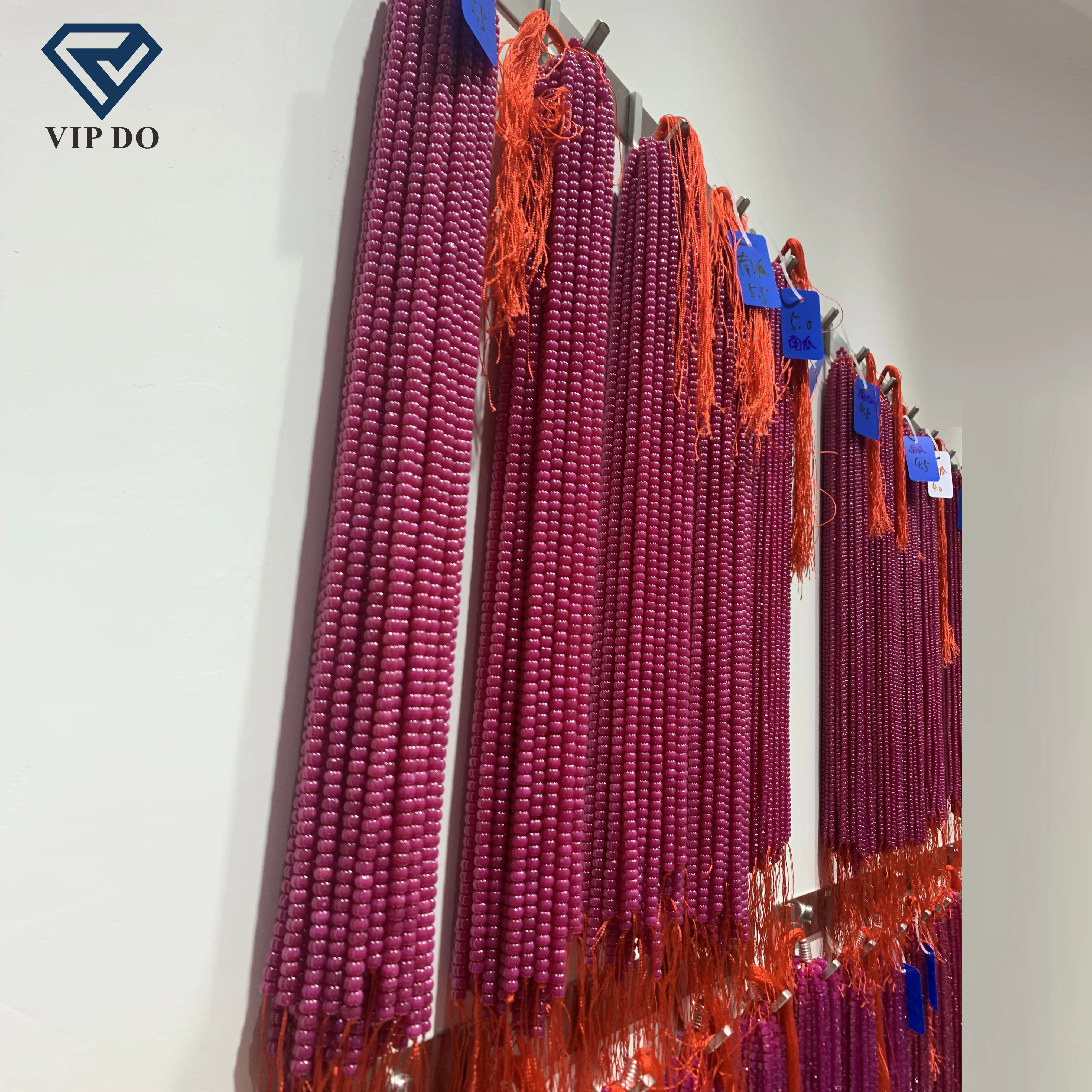 Factory price Pumpkin bead natural cut cultivation ruby loose gemstones laboratory blood 3-6mm red ruby for jewelry making