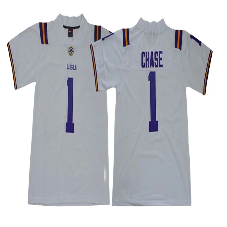 2021 Мужская футболка для колледжа JaMarr Hunting #1, белая футболка