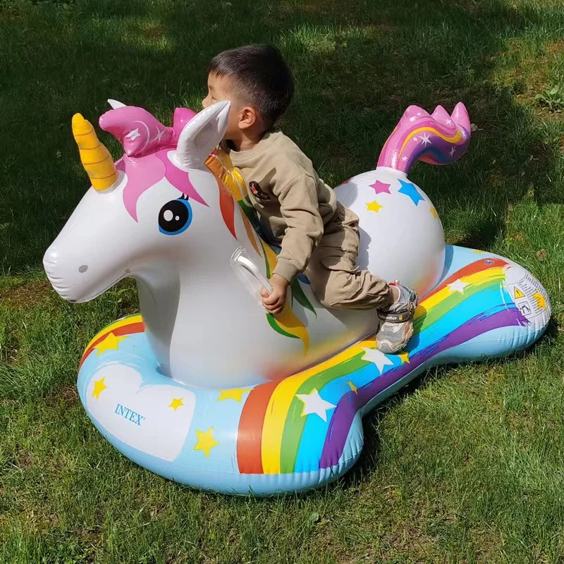Intex 57552 Unicorn mount Children adult surf inflatable mount Water Beach swimming toy
