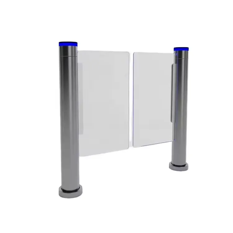 Access Control Swing Barrier Gate Turnstile Entry System Smart Security Gate for Hands Clean Station
