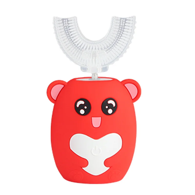 Travel Oem Baby Teeth Refillable Sonic Tooth Brush Children U Shape Kids Electric Toothbrush