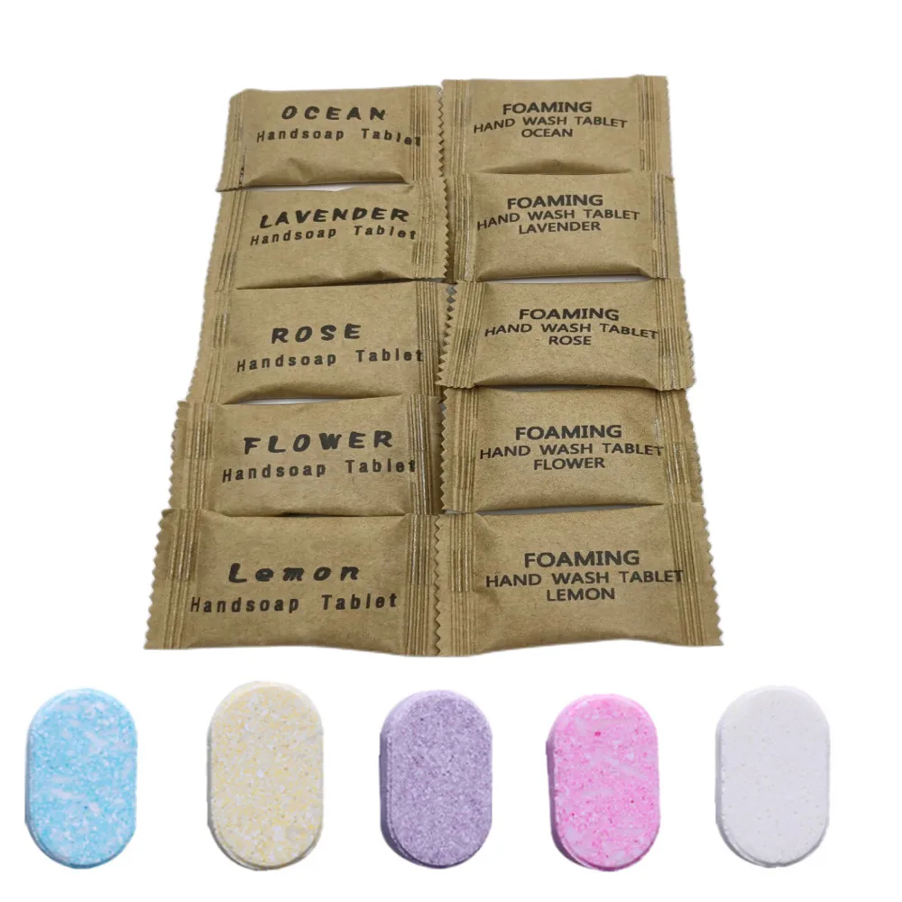 Foaming Hand Soap Tablet Refills Eco Friendly Hand Washing Tablets Home Use