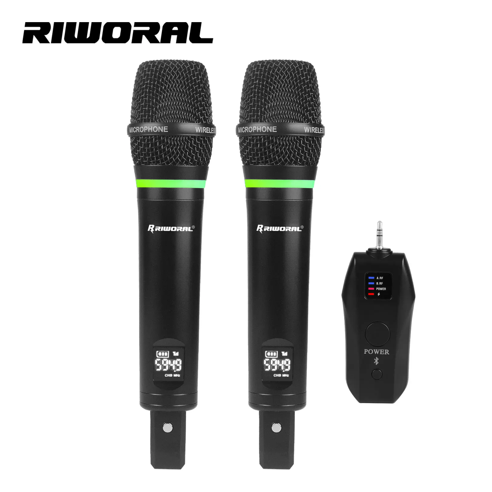RS-2  Host Stage Performance Rechargeable Professional Karoke Universal Handheld Wireless Microphone