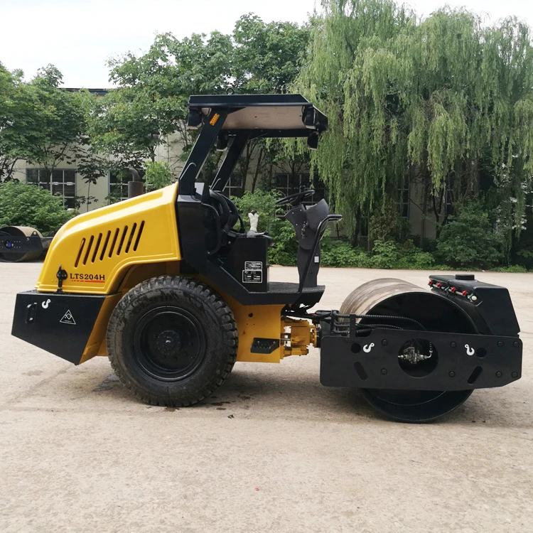 Дорожная машина 4Ton 35HP LTS204H Вибрационный барабанный Ролик в наличии для продажи