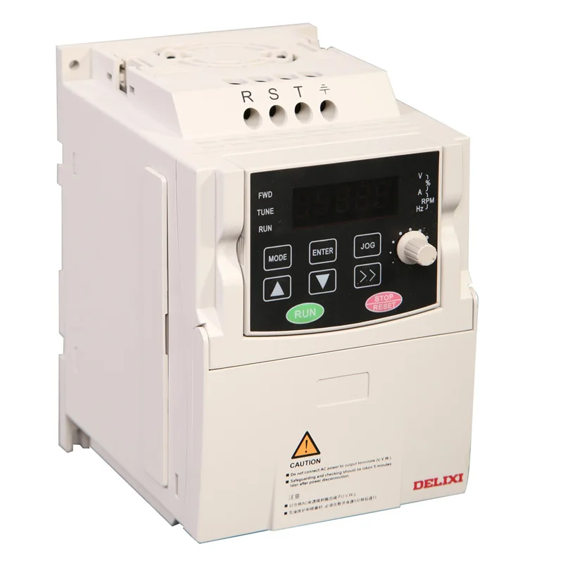 DELIXI однофазный 220v переменного тока для 3 фазы 220 В Преобразователь частоты VFD инвертор контроля скорости
