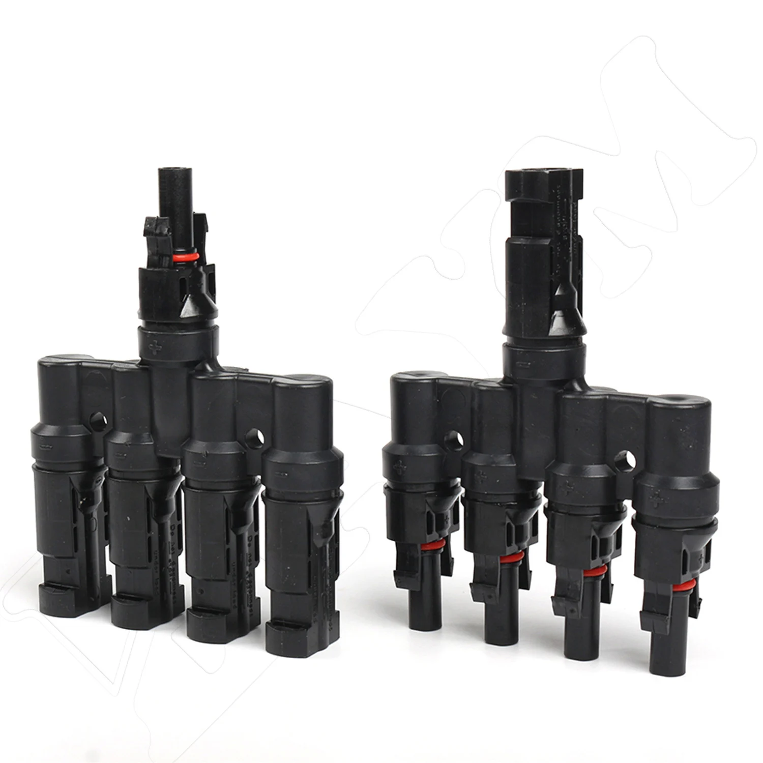 BAYM IP67 4 to 1 T Solar Branch PV Connector Standard Solar Panel Parallel Connector for Solar Panel System PV Cable Connector