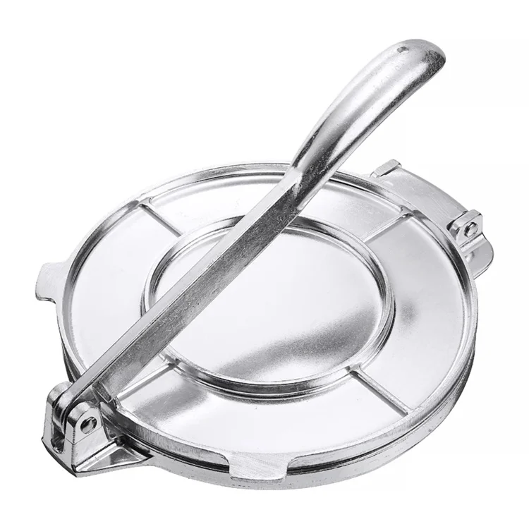 Kitchen Tortilla Maker Press Aluminium Dough Meat Press Maker Bakeware Tools Tortilla Pancake Pie Tools Baking Accessories 8'