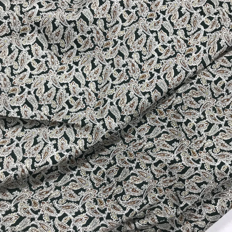 
cotton fabric Dresses new design 100% cotton shirts fabric plain or twill weave fabric dying and printing Cashew flowers 