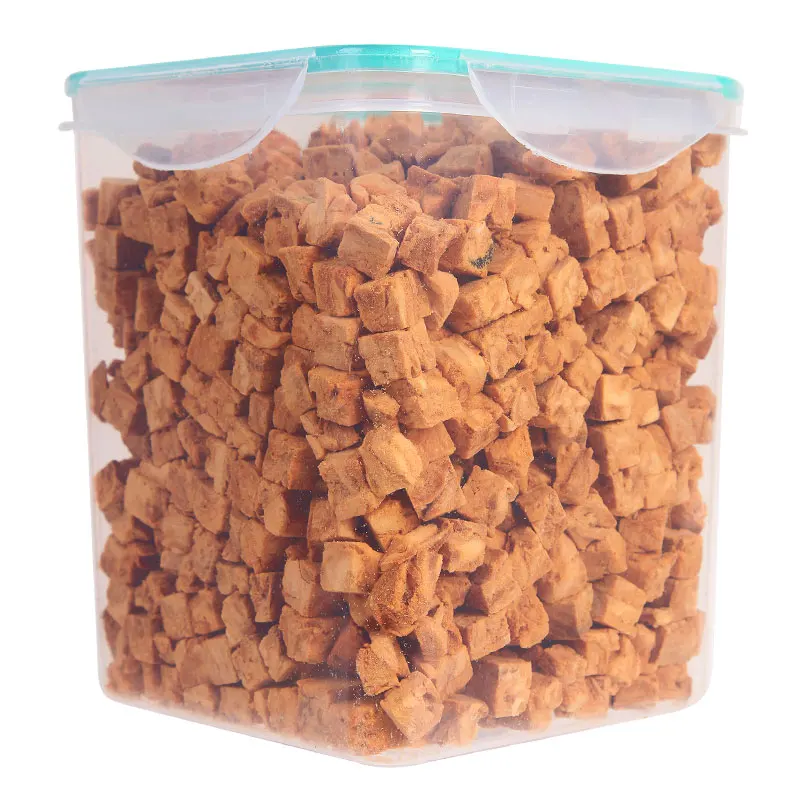 Заводская цена питательные закуски для домашних животных с высоким содержанием белка сублимированный лосось кубик кошек и собак