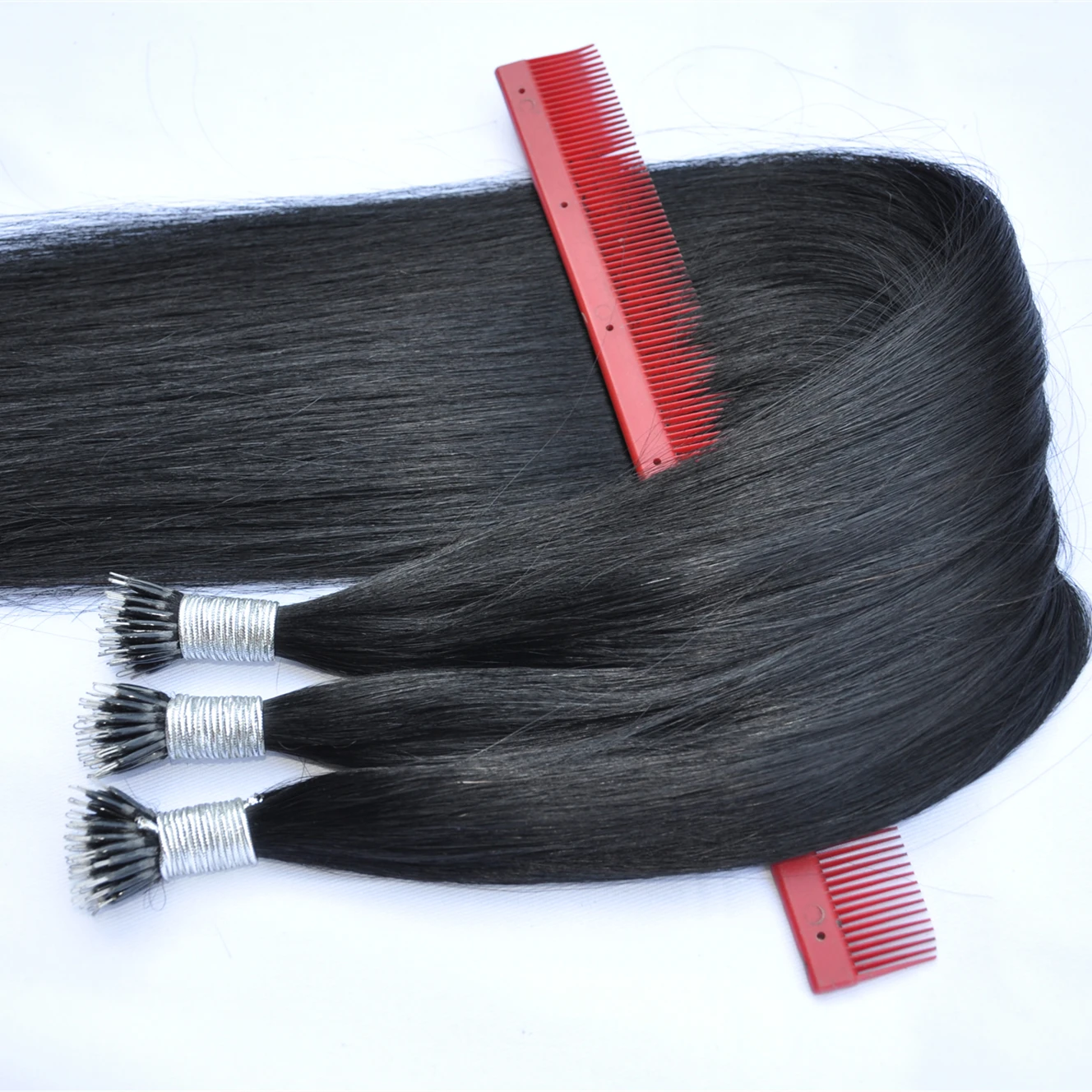 Wholesale Price Nano Ring Hair Extensions virgin cuticle full 100% human remy hair 1Gram strand