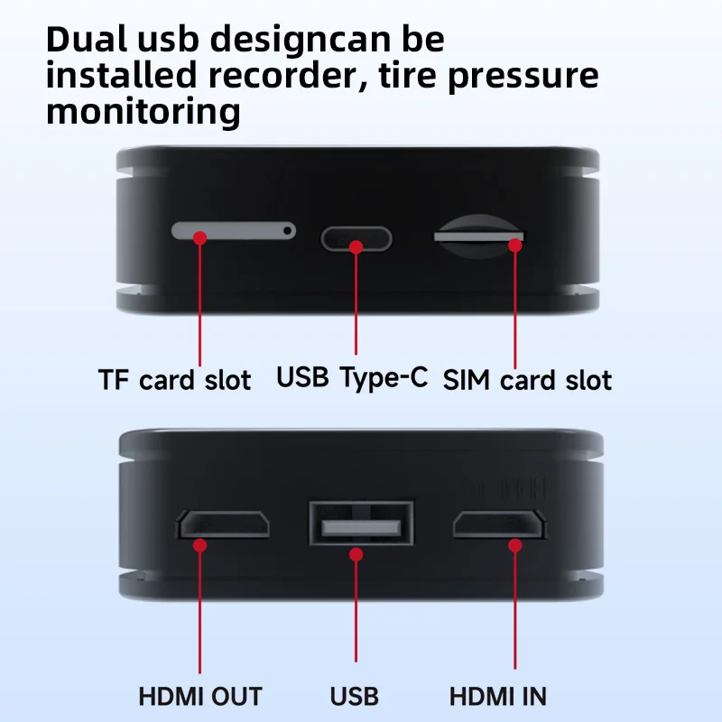 Navihua Qualcomm 660 Smart Android AI Box  Adapter Multimedia Magic AI Box Wired to Wireless Carplay  Android Auto Dongle